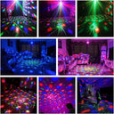 Vibrant Sound-Activated DJ Disco Ball Light for Events