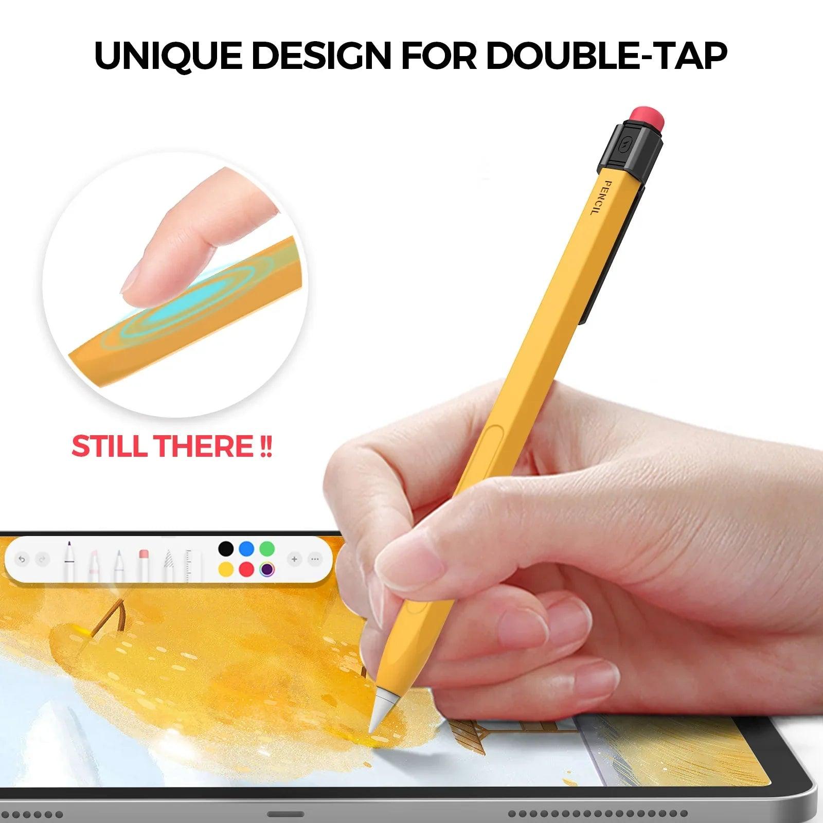 Apple Pencil Silicone Case: Stylish Anti-fall Stylus Cover for Enhanced Protection  ourlum.com   