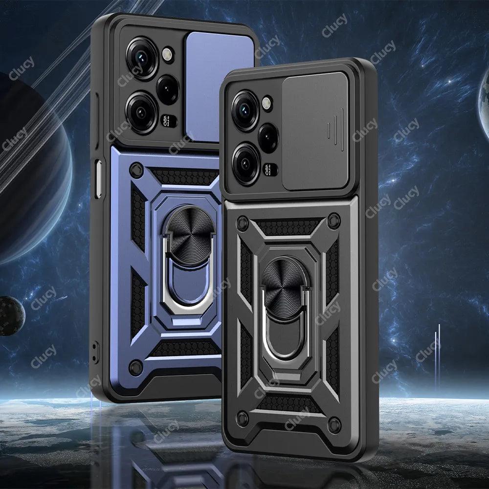 Xiaomi Redmi Shockproof Armor Case: Magnetic Ring Holder - Enhanced Protection  ourlum.com   