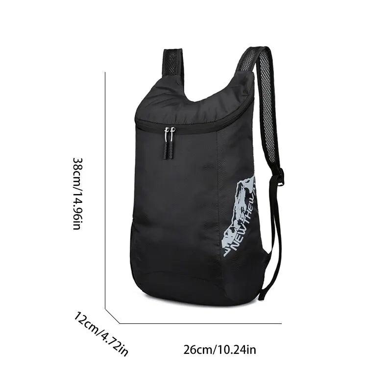 Outdoor Foldable Backpack, New Storage Skin Backpack, Travel Water Proof, Men And Women'S Ultra Light And Convenient Sports Bag  ourlum.com   