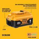 High-Capacity Dewalt 20V 9000mAh Li-ion Battery For Tools