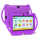 XGODY 7 Inch Android Kids Tablet PC For Study Education IPS Screen 4Core WiFi OTG Children Tablets Cute Protective Case Optional  ourlum.com with Purple case CHINA 