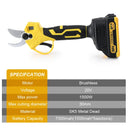 20V Battery Powered Electric Pruning Shears with Dual Batteries