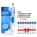 Rotating Whitening Electric Toothbrush: Deep Clean Rechargeable