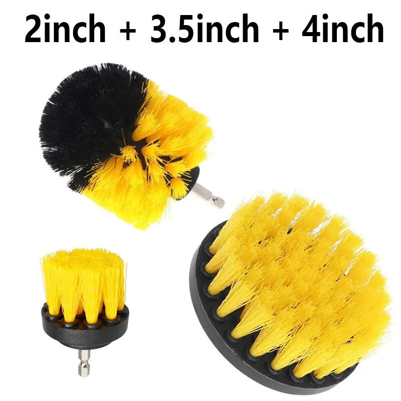 Power Scrubber Drill Brush Set: Ultimate Cleaning Kit for Showers & Tubs  ourlum.com   