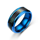 Smart Stainless Steel Multifunctional Ring For Couples Mood Changes Color