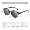 ZENOTTIC Vintage Steampunk Clip-On Sunglasses for All