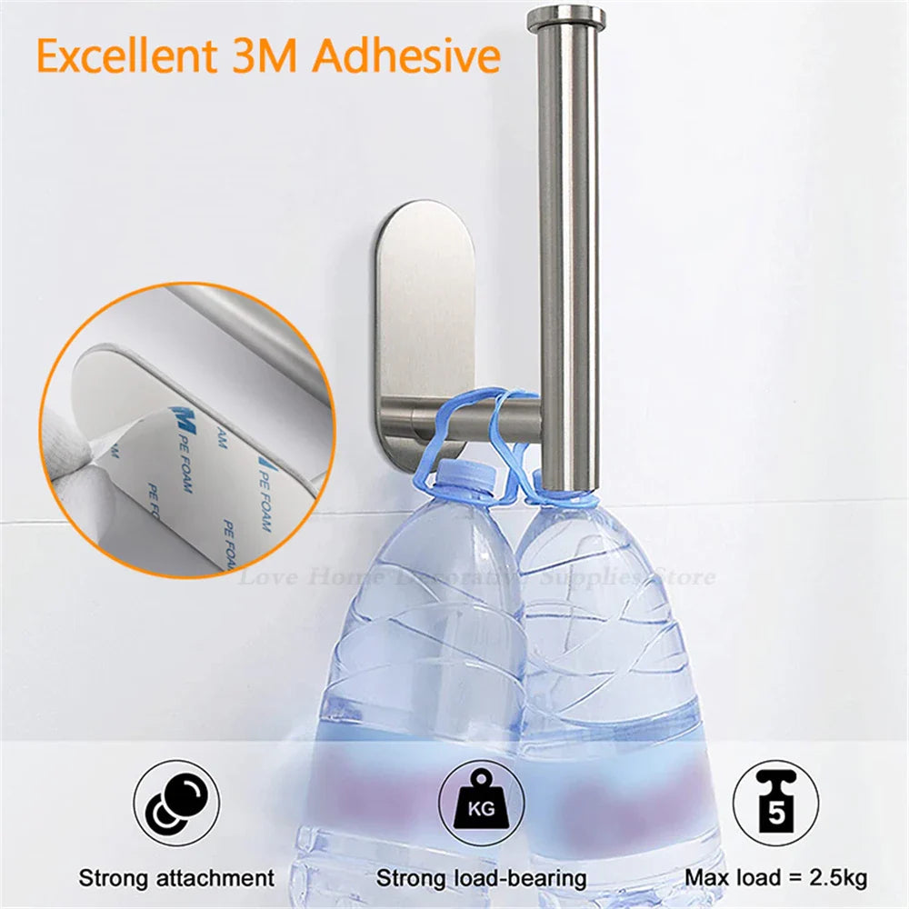 Stainless Steel Toilet Paper Holder: Rustproof Wall Mount Dispenser  ourlum.com   