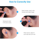 Silicone Earplugs for Ultimate Noise Protection Concerts Sleep