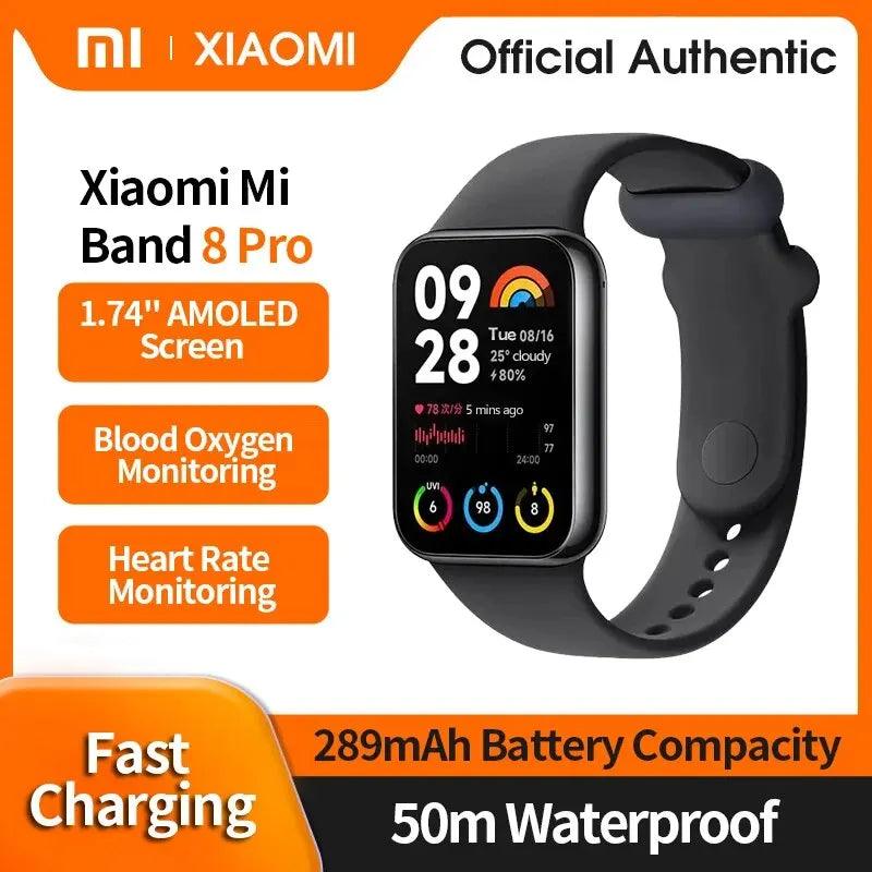 Xiaomi Mi Band Pro: GPS & Blood Oxygen Fitness Tracker with AMOLED Screen  ourlum.com   