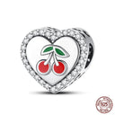 Charming Sterling Silver Red Heart Beads for Pandora Gifts