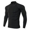 Men's Long Sleeve Compression Gym T-Shirt Quick Dry Top