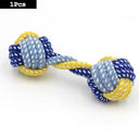 Dog Rope Ball Toy: Interactive Teeth Cleaning Chew Toy