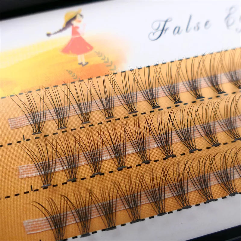 Bulk Pack of Natural 3D False Eyelashes for Glamorous Eye Enhancement