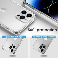 Luxury Clear Shockproof iPhone Case: Stylish Transparent Protection & Safeguard