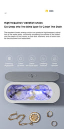 Ultrasonic Glasses Cleaning Ultrasound Jewelry Cleaner Machine