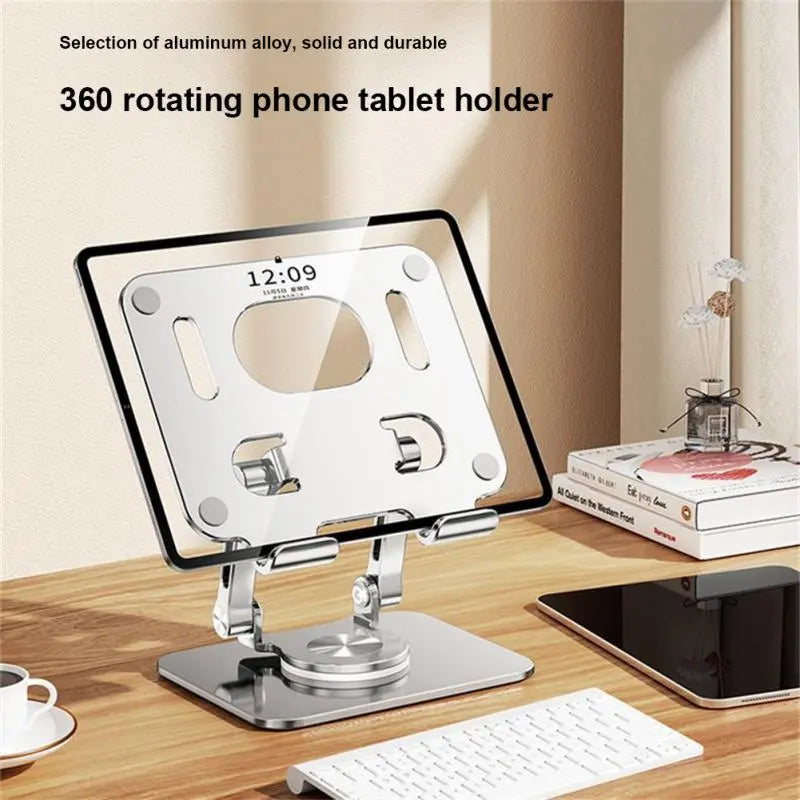 Aluminum Alloy Lazy Bracket: Versatile Laptop & Phone Holder  ourlum.com   