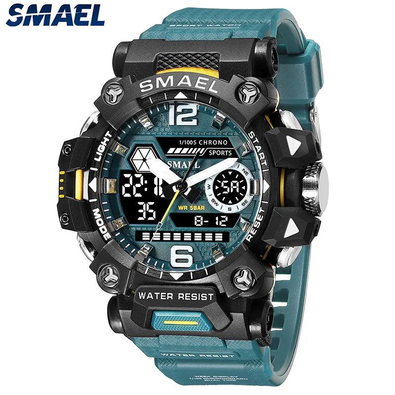 SMAEL Men Chronograph Watch: Stylish Timepiece for Active Men  ourlum.com   