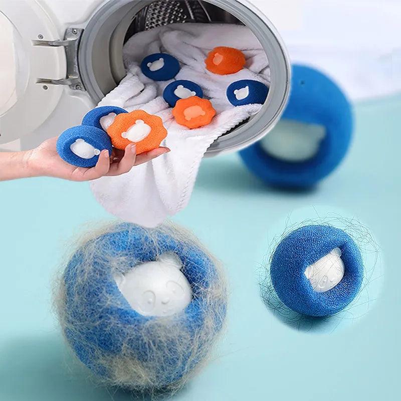 Pet Hair Remover Ball: Reduce Fur on Clothes, Reusable Laundry Filter  ourlum.com   