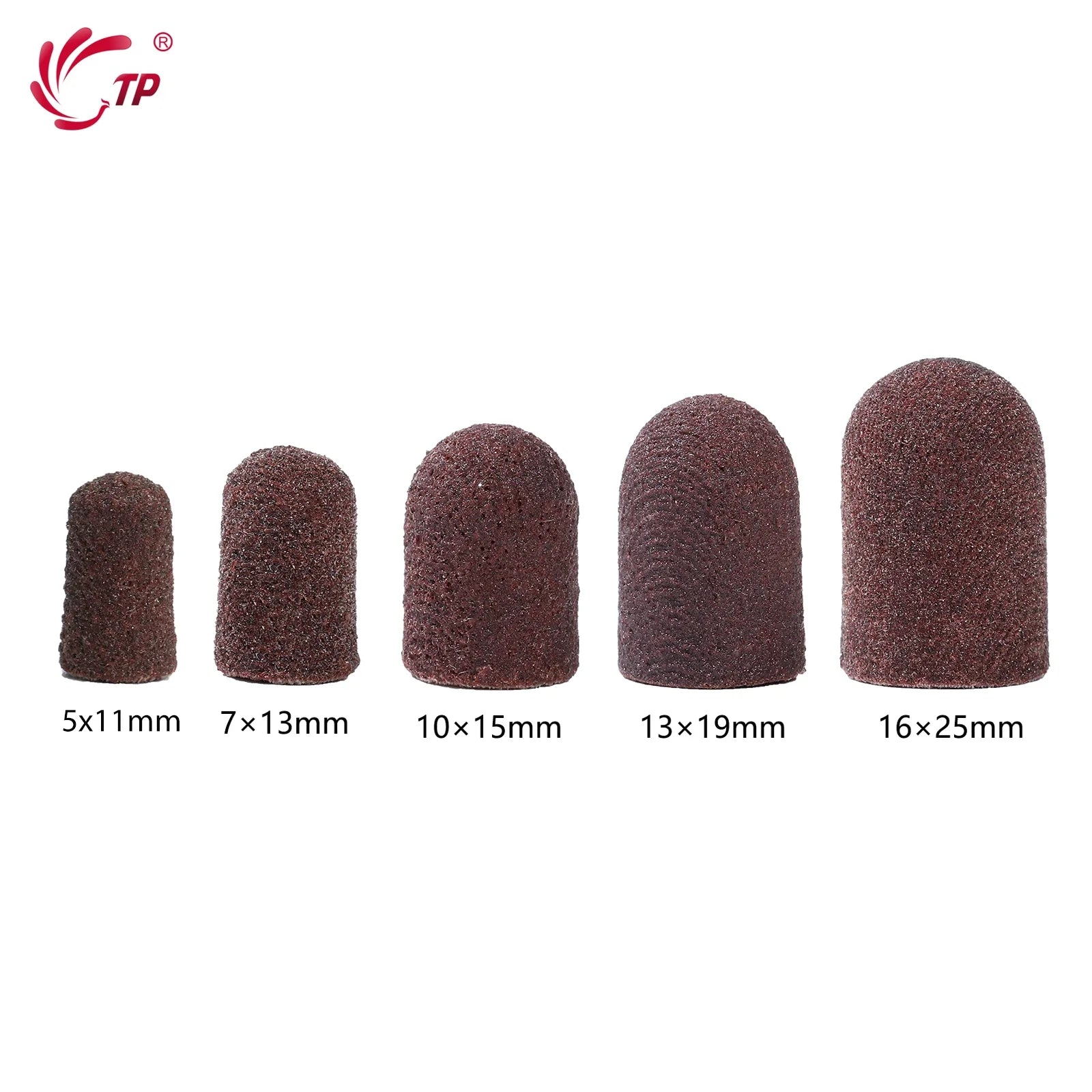 TP Sanding Bands Block Caps Purple Grit #80/120/180 Sanding Caps Electric Nail Drill Bit for Manicure Pedicure Milling Accessory  ourlum.com   