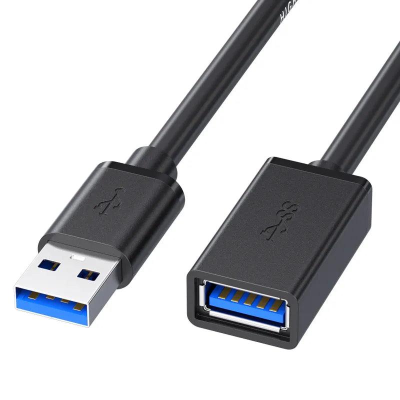 High-Speed USB 3.0 Extension Cable for Laptop TV SSD Camera Printer  ourlum.com 0.5m  