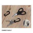 6pcs Carabiner Clip Aluminum Alloy Keychain Lock Buckle Snap D-Ring Clip Outdoor Backpack Camping Multi Tool Fishing Hiking Hook