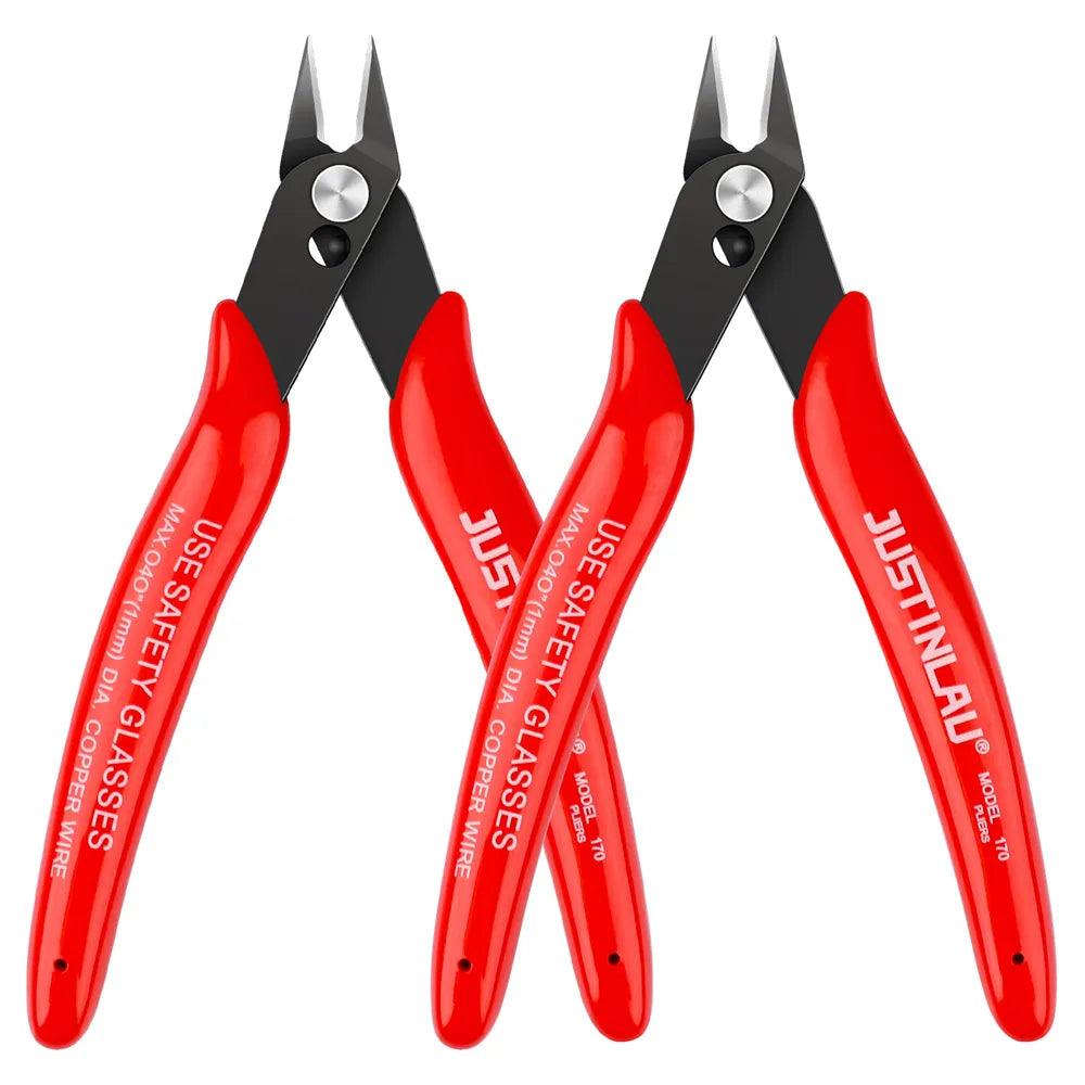 PLATO 170 Carbon Steel Wire Cutting Pliers with Insulated Handle - Red  ourlum.com   