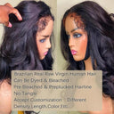 Luxury Body Wave Lace Front Wig 13x6 Human Hair 180% Density