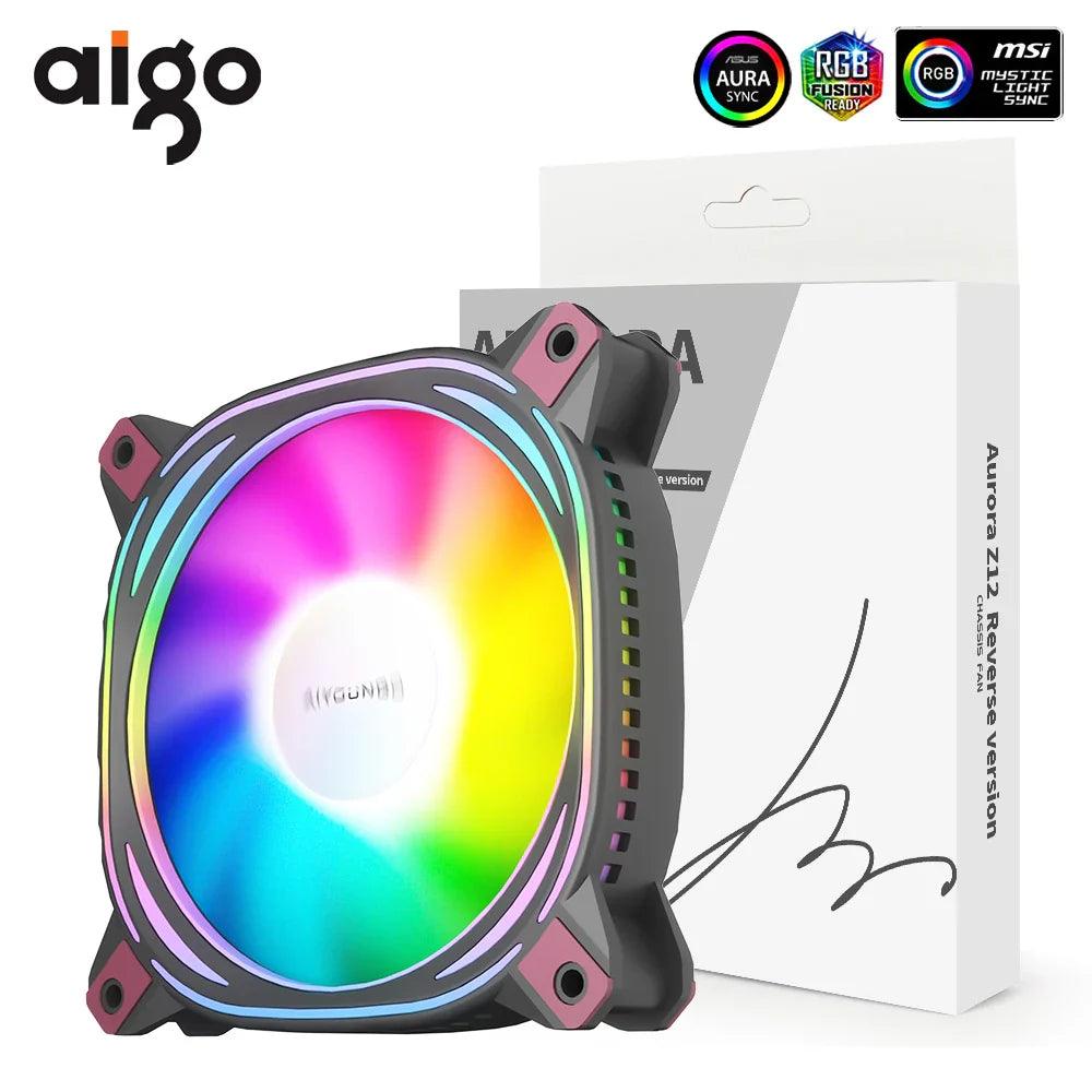 Aigo Z12 RGB Cooling Fan: Elevate PC Gaming Setup with Enhanced Performance  ourlum.com   