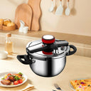 Stainless Steel Pressure Cooker Fast Cooking Easy Clean Gift