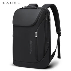 BANGE Waterproof USB Charging Laptop Backpack for 15.6" - Shockproof Business Briefcase for Men and Women