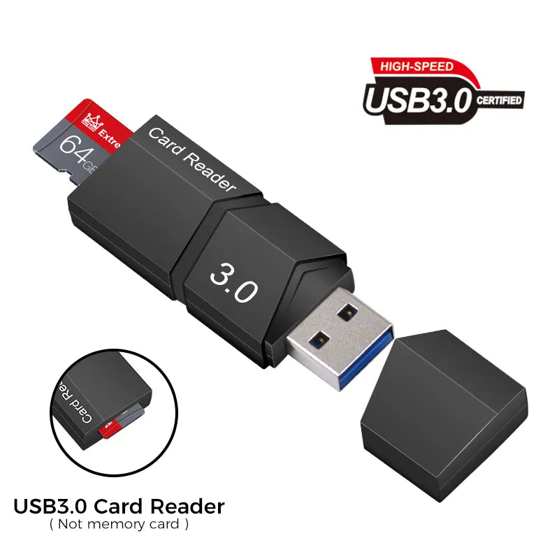 USB Card Reader: Versatile High-Speed Memory Adapter - Data Transfer  ourlum.com   