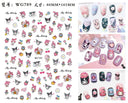 Adorable Cartoon Hello Kitty Nail Sticker Set for Nail Art