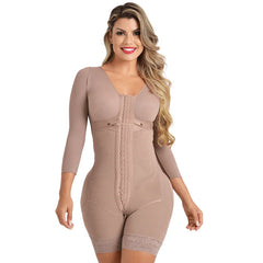 Colombian Fajas Long Sleeve Body Shaper: Slimming, Butt Lifter & Waist Trainer for Women