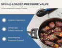 ZPot 4.2 Quart Stainless Steel Pressure Cooker Fast Cooking