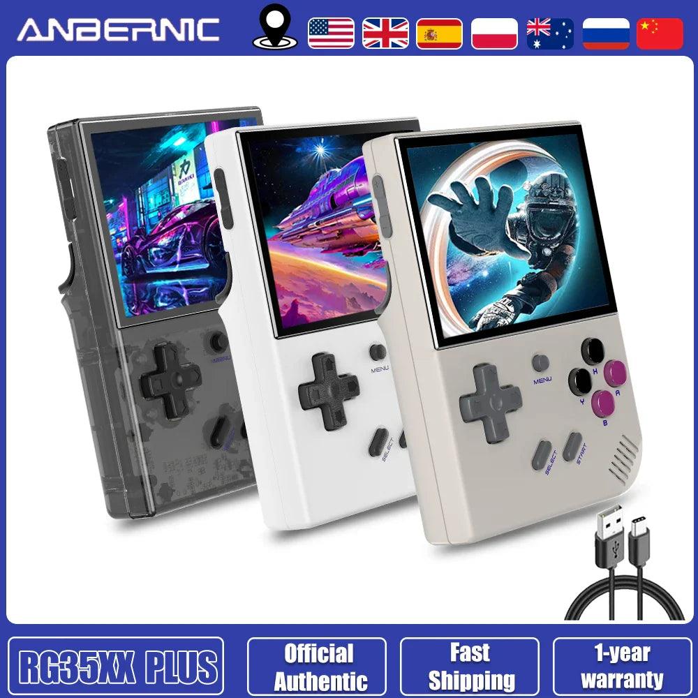 ANBERNIC RG35XX PLUS Retro Handheld Gaming Console: Classic Fun on the Go  ourlum.com   