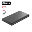  Portable High-speed SSD External Drive: Ultimate Storage Solution  ourlum.com 4TB Black  