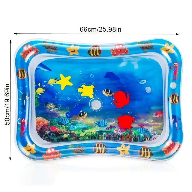 Inflatable Baby Water Play Mat for Infants and Toddlers - Vibrant and Engaging  ourlum.com   