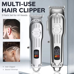 Full Metal Barber Hair Clipper: Precision Trimming Essential for Men