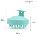 Silicone Scalp Massage Brush for Hair Care and Body Relaxation  ourlum.com Green - wheat straw United State 