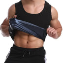 Men's Heat-Trapping Sweat Vest and Compression Shirt Set