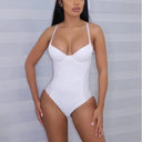 Silky Underwire White Shapewear Bodysuit for Women – Supportive & Stylish Essentials