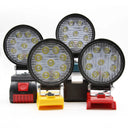 For Makita Dewalt Milwaukee Bosch 18V Li-ion LED Work Light