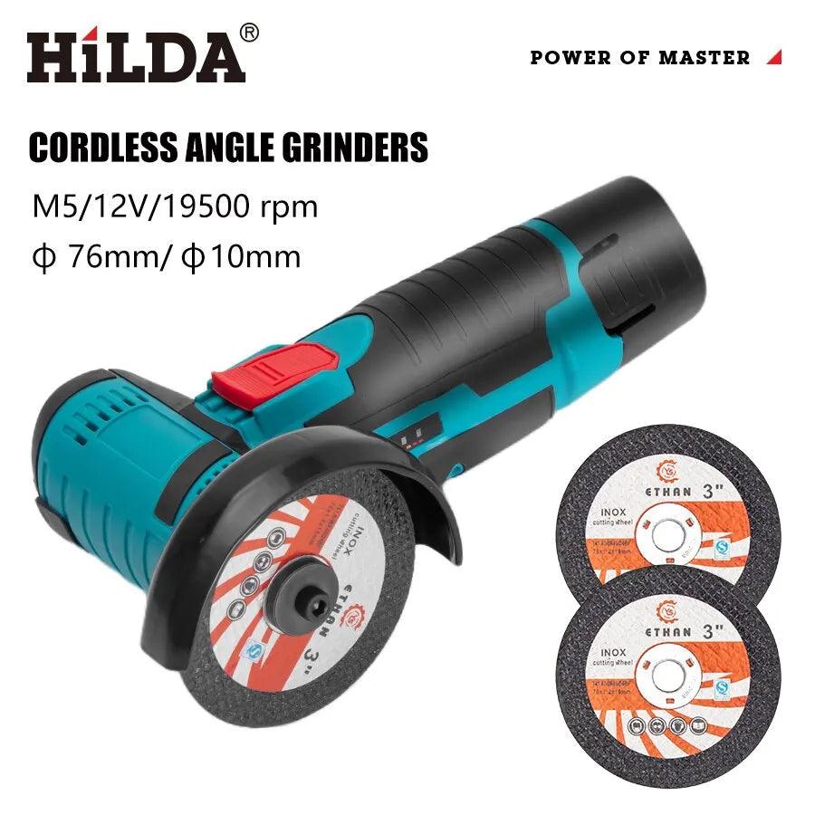 HILDA Mini Angle Grinder: Versatile Diamond Cutting Tool  ourlum.com   