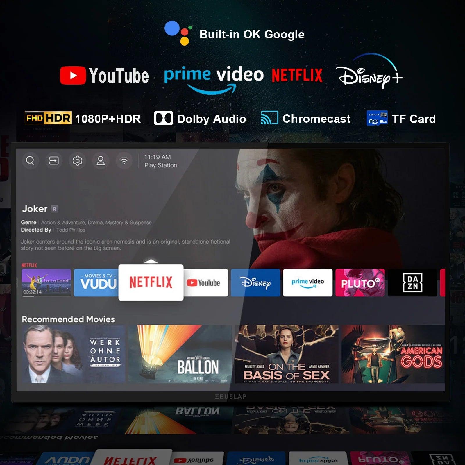 ZEUSLAP Smart Google TV Touch Monitor: Enhanced Viewing Experience  ourlum.com   