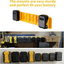 Wall-Mount Battery Holder for DEWALT 18V 20V Storage Rack