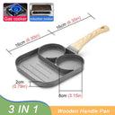 Non-Stick 4-Hole Omelet and Pancake Frying Pan Cookware