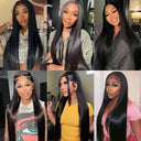 Glueless Transparent Lace Front Wig - Premium Human Hair