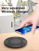 15W Wireless Charger Pad Stand For iPhone Samsung Xiaomi