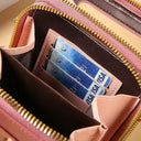 Leather Crossbody Wallet: Stylish Touch Screen Accessory